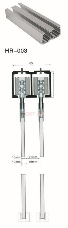 Schiebesysteme Büro-Schiebetür Aluminiumschiene HR-003