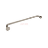 18-Zoll-Handtuchhalter aus satiniertem Messing mit traditionellem Knopf