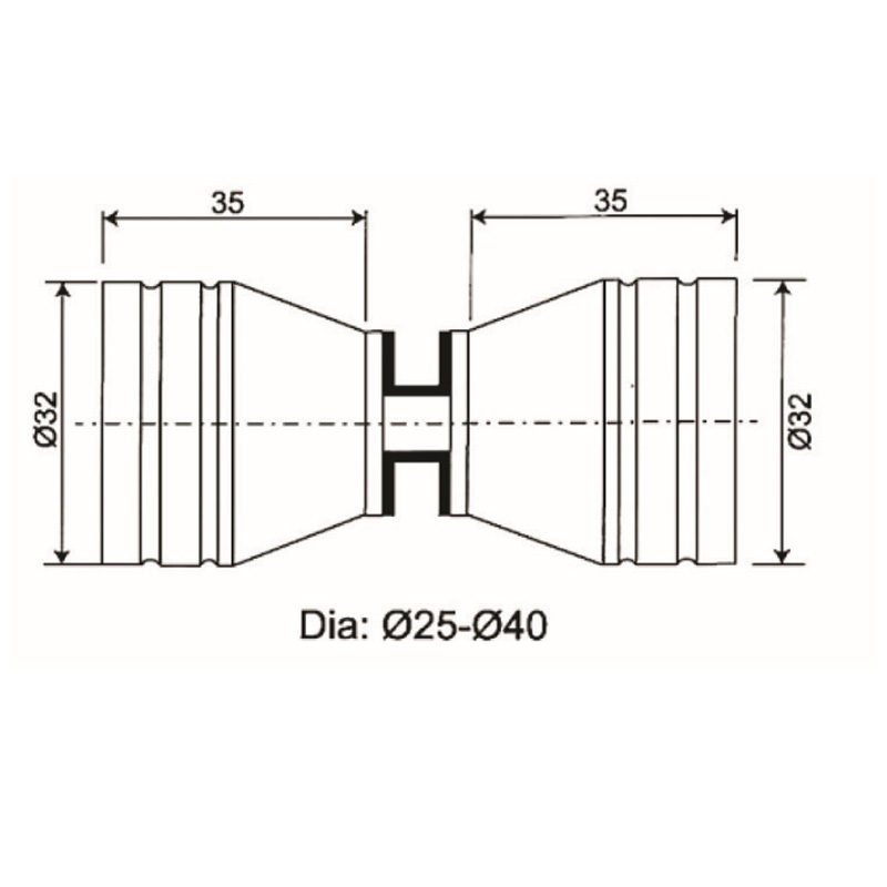 GDK-18-Duschtürknopf