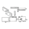 ASH-507-Verstellbare Duschscharniere