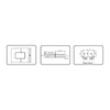 ACH-203-Verstellbare Duschscharniere