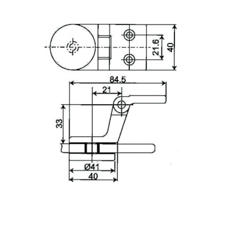 ESH-748-Duschtürscharniere
