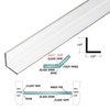 L-Winkelpfosten ohne vorgeklebtes Klebeband