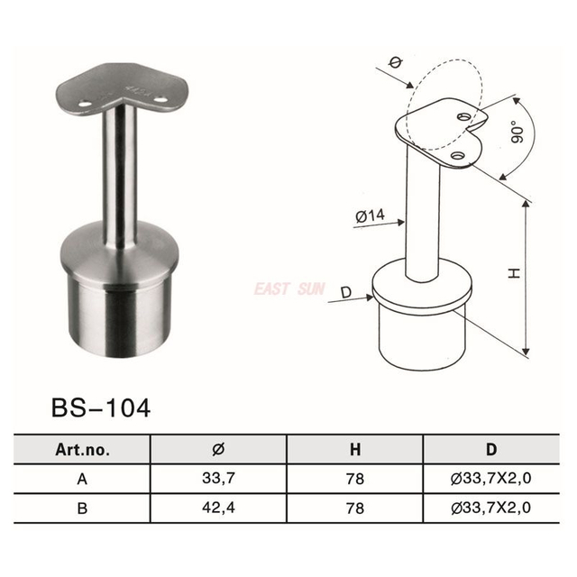 BS-104-Handlaufbeschläge