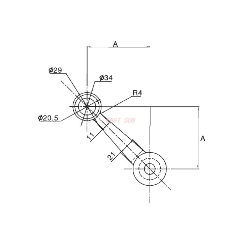 SD-150-1-90R-Spider-Anschluss