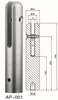 Seitlich montierter Poolzaun, Glaszapfen, schwarze Balustrade, Glasgeländer, einseitig montiert