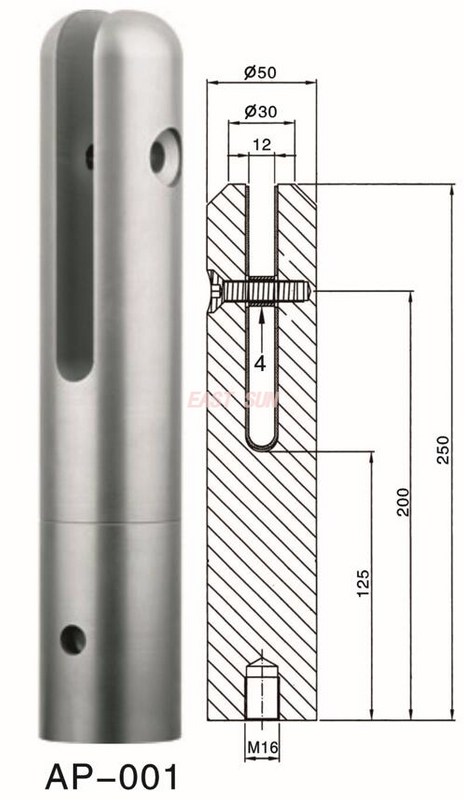 Seitlich montierter Poolzaun, Glaszapfen, schwarze Balustrade, Glasgeländer, einseitig montiert