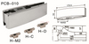 Patchbeschläge Drehtür Dorma PCB-010