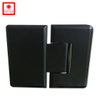 Robuste mattschwarze 180-Grad-Glas-Glas-Duschtürscharniere für 1/2″ – 3/8″ Glas