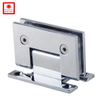 90-Grad-Chrom-H-Typ-Basis-Wand-zu-Glas-Duschtürscharnier für 1/2″ – 3/8″ Glas