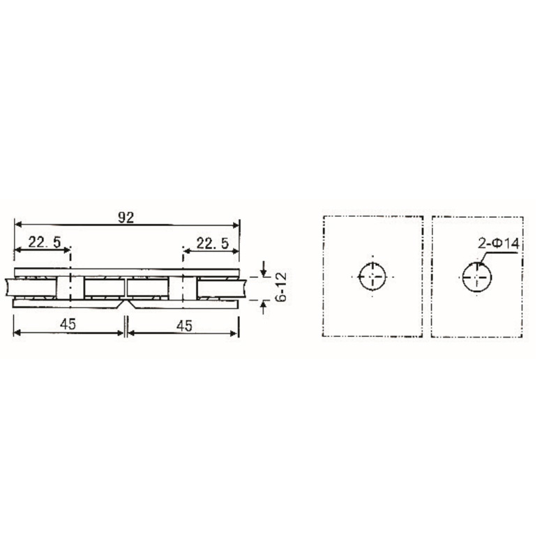 GBF-815-Glasklemmen