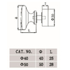 GDK-1001-2 – Duschtürknauf