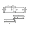 ASH-607-Verstellbare Duschscharniere