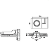 FSH-101-Faltbare Duschscharniere