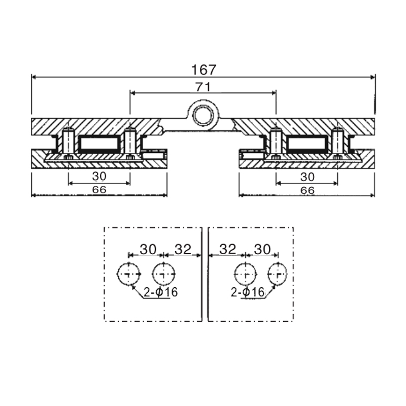 ESH-725-Duschtürscharniere