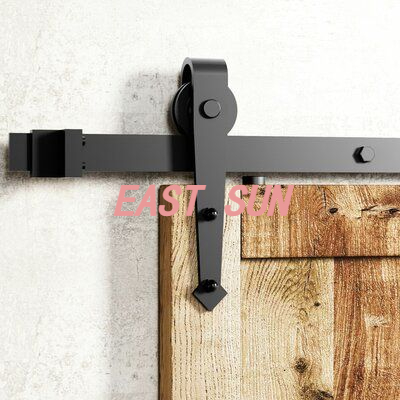 Klassisches Vintage-Pfeil-Schiebe-Standard-Doppelschienen-Scheunentor-Hardware-Set