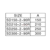 SD-150-2-90R-Spider-Anschluss