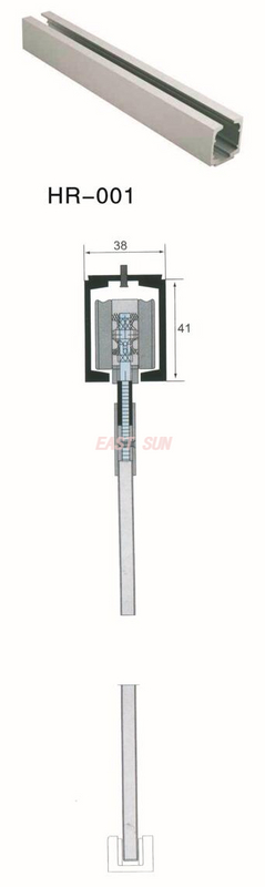 Schiebesysteme Büro-Schiebetür Aluminiumschiene HR-001
