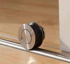 Badezimmerbeschläge Edelstahl 304 Glasschiebetürrolle