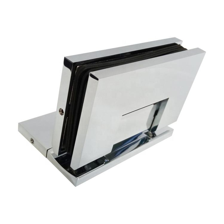 Um 90 Grad verstellbares Wand-Glas-Duschtürscharnier für 1/2″ – 3/8″ Glas 