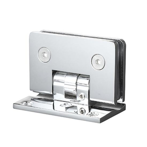 Um 90 Grad verstellbares Wand-Glas-Duschtürscharnier für 1/2″ – 3/8″ Glas