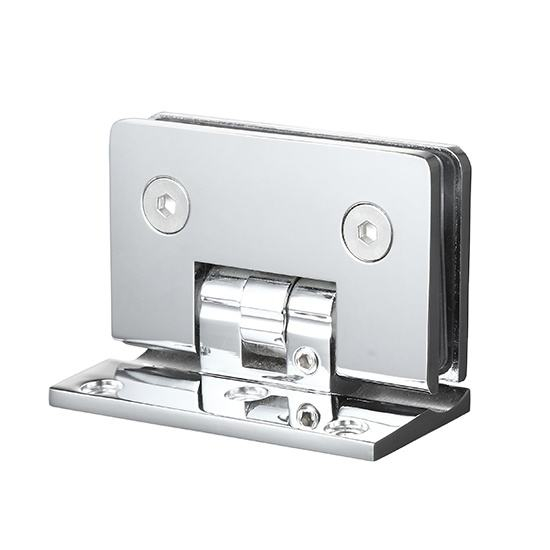 Um 90 Grad verstellbares Wand-Glas-Duschtürscharnier für 1/2″ – 3/8″ Glas