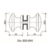 GDK-12-Duschtürknopf