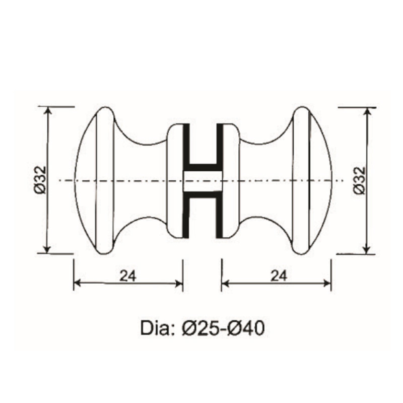 GDK-12-Duschtürknopf