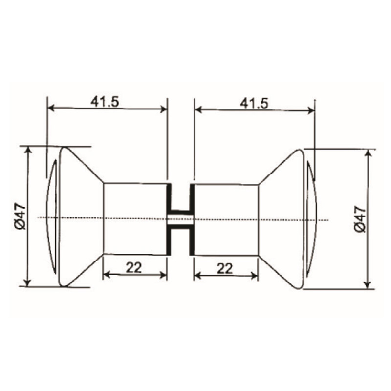 GDK-17-Duschtürknopf