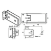 ASH-506-Verstellbare Duschscharniere