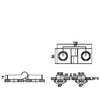 FSH-102-Faltbare Duschscharniere