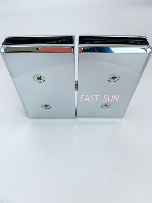 Glas-an-Glas-Montagescharnier der Senior Prima-Serie aus poliertem Chrom