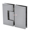 Robustes, mattschwarzes Glas-Glas-Scharnier der Serie 180