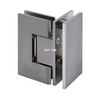 Robuste, mattschwarze 90-Grad-Glas-Glas-Scharniere