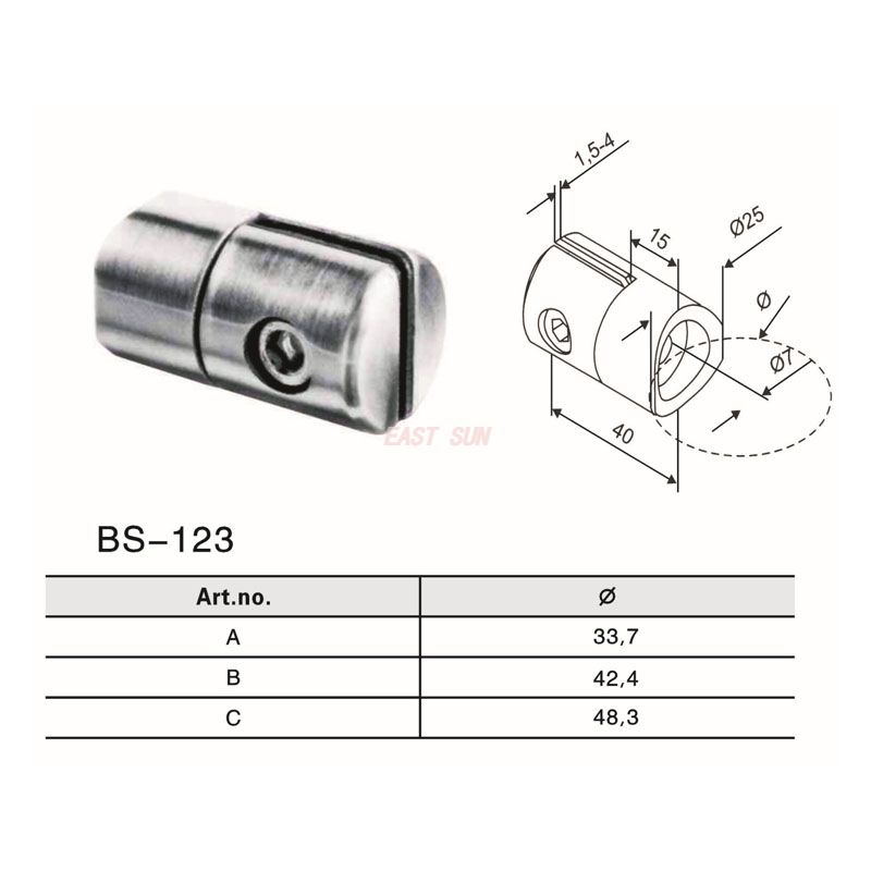 BS-123-Handlaufbeschläge