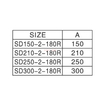 SD-150-2-180R-Spider-Anschluss