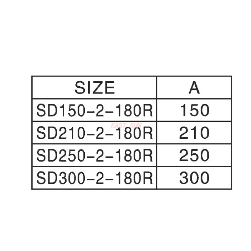 SD-150-2-180R-Spider-Anschluss