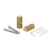 Wandhalterungen aus Messing – Paar