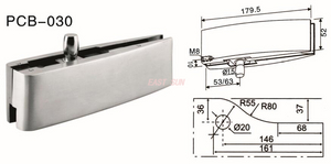 Patchbeschläge Drehtür Dorma PCB-030