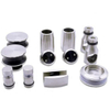 Rahmenloses SS304-Glasschiebetür-Hardware-Kit