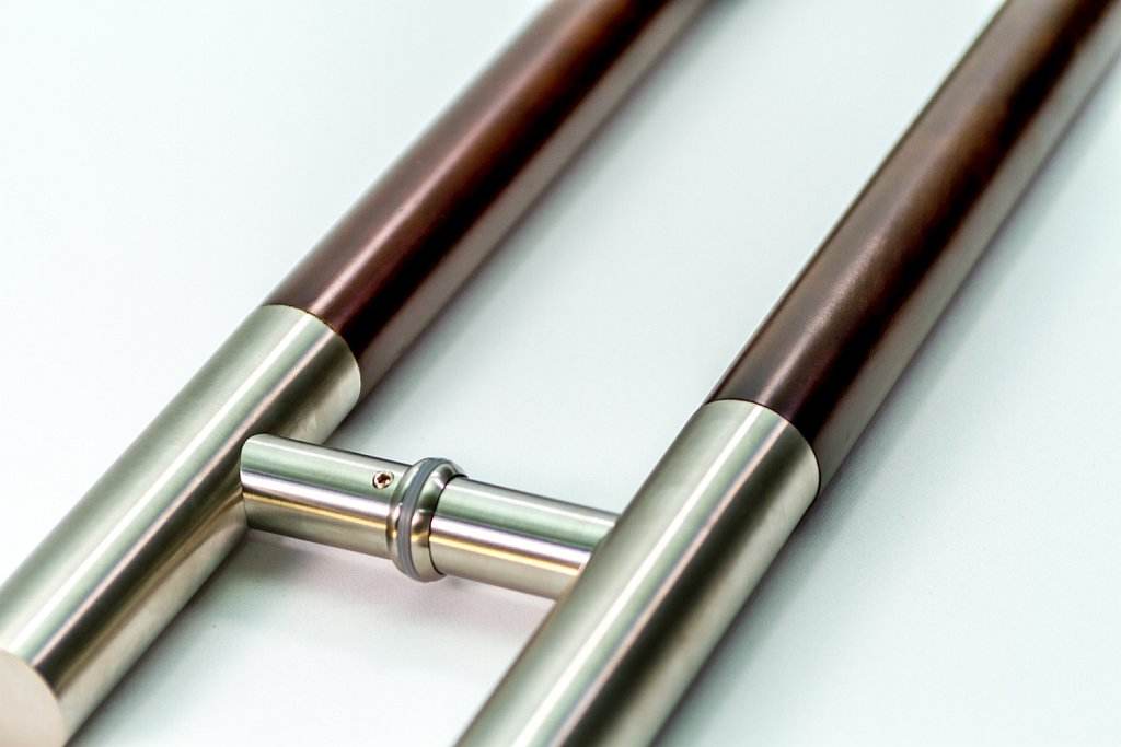 Quadratischer Edelstahl-Zuggriff für Glastürbeschläge, Duschtürgriff
