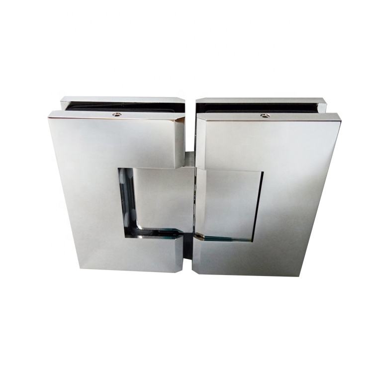 Um 90 Grad verstellbares Wand-Glas-Duschtürscharnier für 1/2″ – 3/8″ Glas 