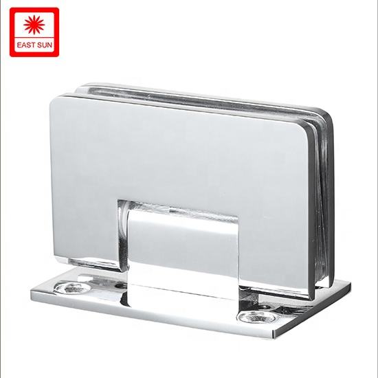 Um 90 Grad verstellbares Wand-Glas-Duschtürscharnier für 1/2″ – 3/8″ Glas