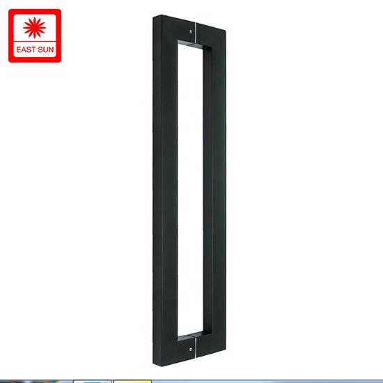 Quadratischer Edelstahl-Zuggriff, Glastür-Hardware-Zubehör, Möbel-Hardware-Türgriff