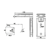 ASH-604-Verstellbare Duschscharniere