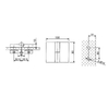 Selbstaufstellende Scharniere aus Messing RSH-104-R