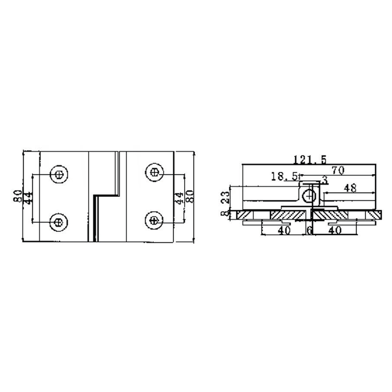 RSH-302R-Selbstaufstellende Scharniere aus Messing